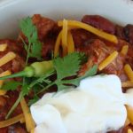 Chili with Sour Cream